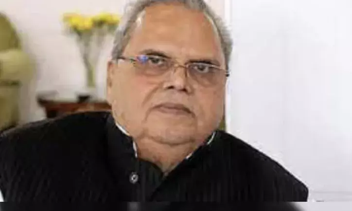CBI team at ex-JK guv Satya Pal Malik’s Delhi residence